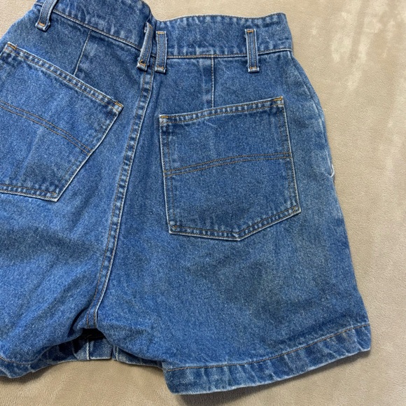 Action West Vintage 80’s Blue Denim Shorts - Picture 7 of 9